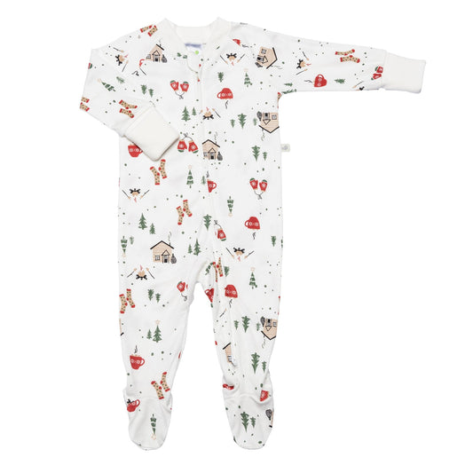 Bamboo baby sleeper - Xmas Cottage